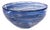 Delphine Glass Serving Bowl- Multi Blue, 12" x 5" For Sale