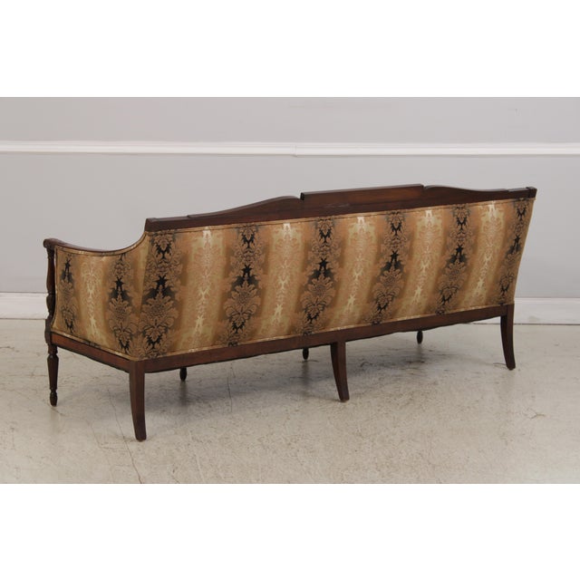 Antique Federal Style Mahogany Frame Sofa For Sale In Philadelphia - Image 6 of 18