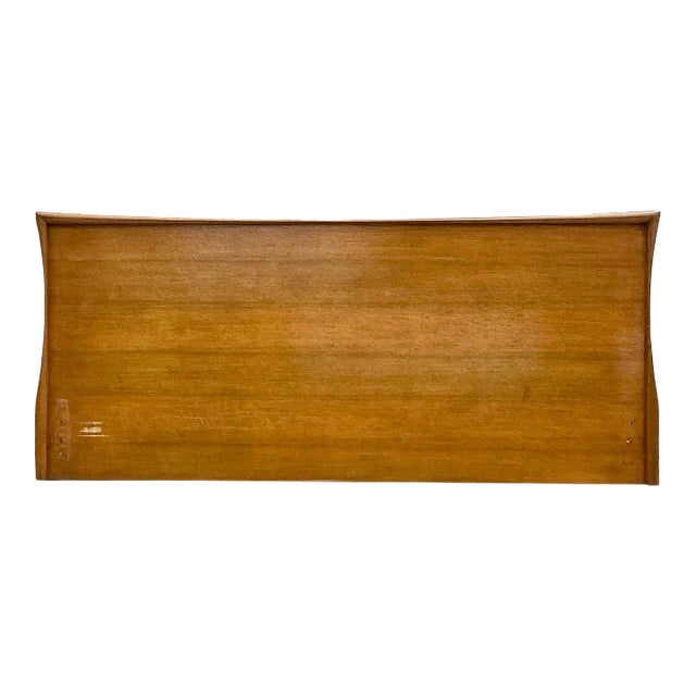 Vintage MCM Plank King Headboard For Sale