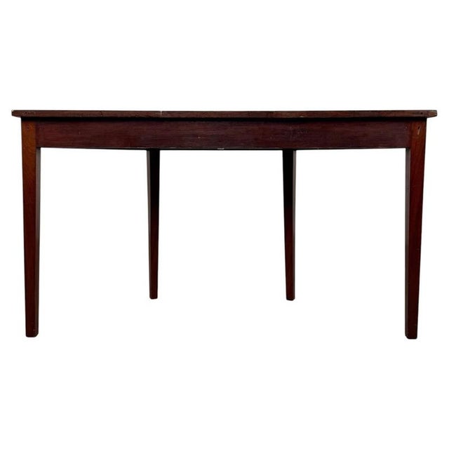 2000 - 2009 19th Century English Mahogany Demi-Lune Side Table For Sale - Image 5 of 8