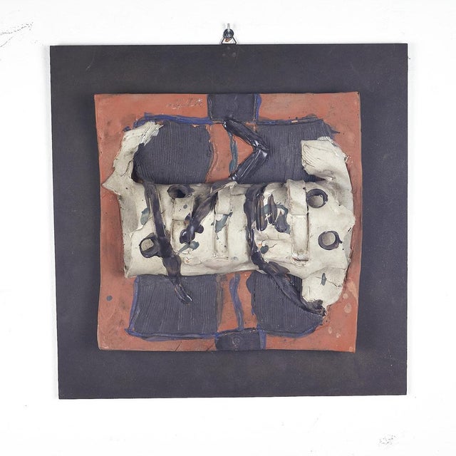 Adriano Tuninetto, Wall Sculpture, 1970s, Terracotta, in Flawless conditions. Designed 1970 to 1979 I have official proof...