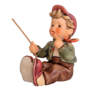 Hummel Goebel Germany European Wanderer 2060 Porcelain Ceramic Figurine 5082b For Sale
