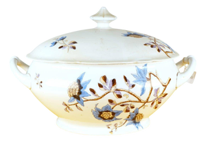 Soup Tureen with Floral Decorations from Ginori