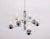 Mid-Century Orbital Pendant Lamp attributed to Kaiser Idell / Kaiser Leuchten, Germany, 1970s For Sale - Image 4 of 13