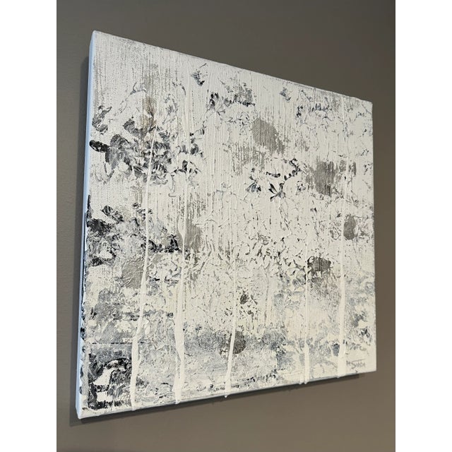 Contemporary Modern Abstract Oil Painting, Signed For Sale - Image 3 of 11