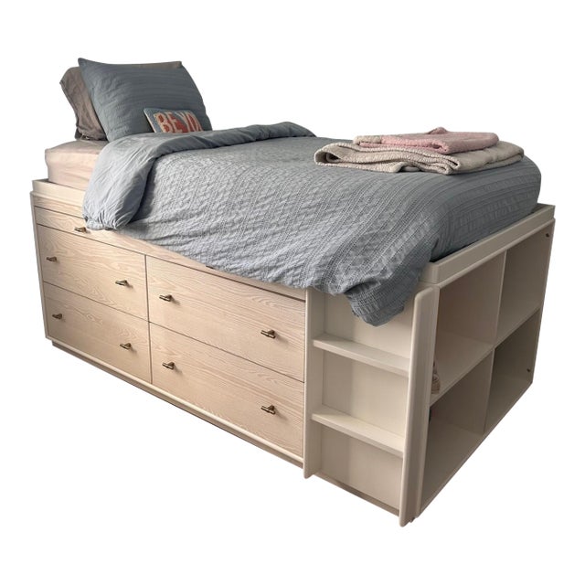 West Elm X PBT Modernist Captain's Bed For Sale