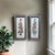 This is a studio art handmade crewel embroidery piece from the Mid-Century Modern era, showcasing a beautiful floral...
