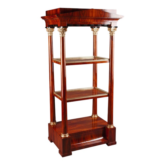 Biedermeier Style Etagere Shelves For Sale