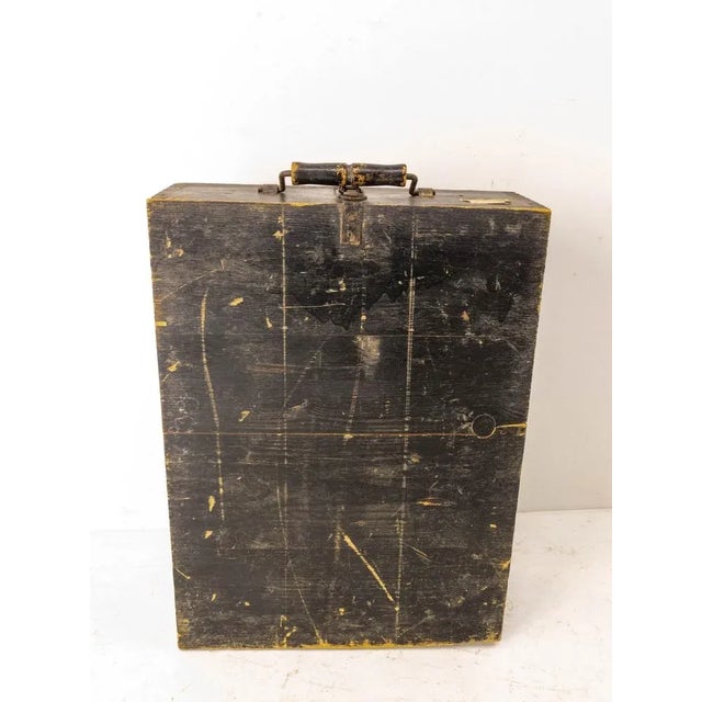 French Pine Boarding Student Suit Case, 1900 For Sale - Image 9 of 9