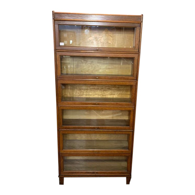 Antique 6 Stack Oak Barrister Bookcase Chairish