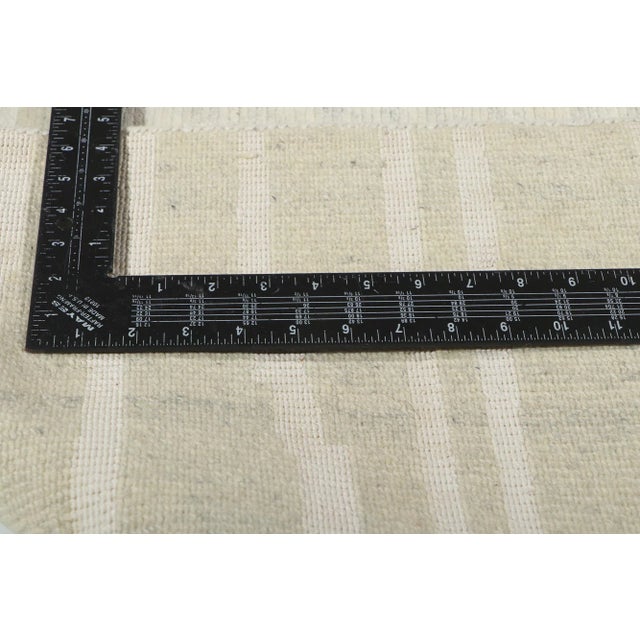 2020s Sol LeWitt Style Transitional Rug, 09'01 X 11'11 For Sale In Dallas - Image 6 of 11