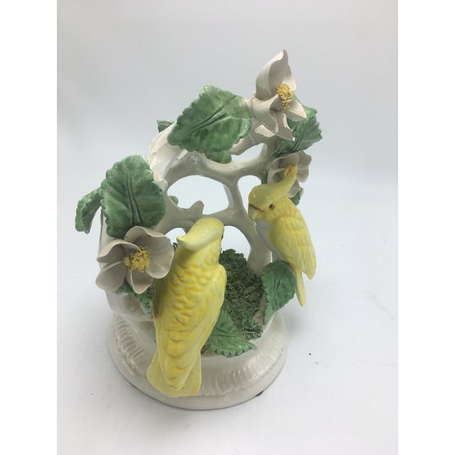 White Italian Love Birds in Trellis For Sale - Image 8 of 10