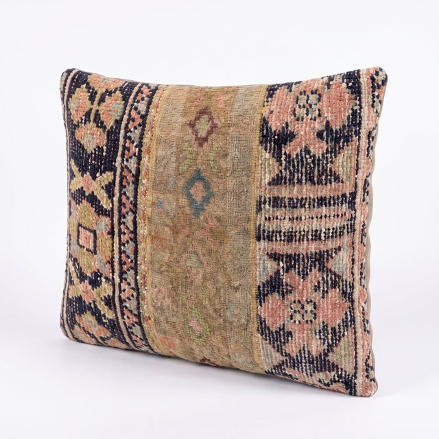 Mid-Century Modern Geometric Turkish Rug Pillow Cover 16'' X 24'' For Sale - Image 3 of 4