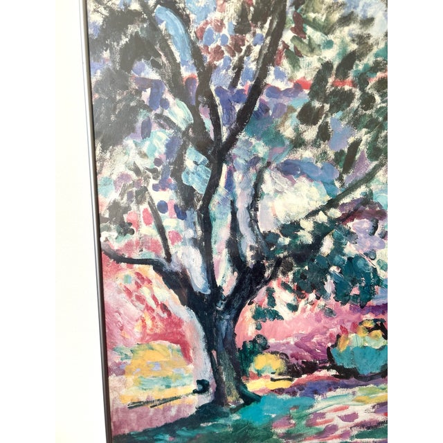 Impressionist Rare Exhibition Poster, 1996, Robert Lehman Collection-Metropolitan Museum of Art, Matisse’ 1905 “Promenade Among the Olive Trees”, Framed For Sale - Image 3 of 3