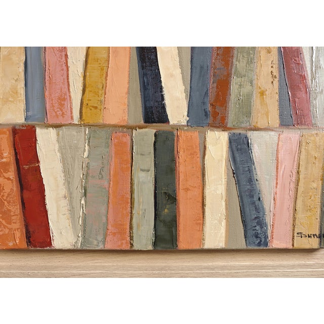 2020s Partion Coloree, Abstract Library, Contemporary, Framed by Sophie Dumont For Sale - Image 5 of 8