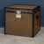A superb example of an early 20th-century louis vuitton hat trunk, finished in the world-famous lv monogram canvas....