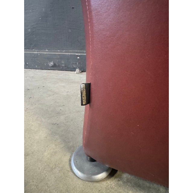 Mid-Century Modern 1980s Leather Lounge Chair “Loge” by Gerard Van Den Berg for Montis For Sale - Image 3 of 12