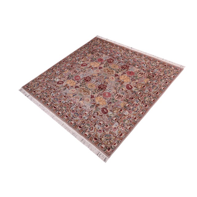Designed with mesmerizing intricacy and gorgeous color palette, this hand-knotted masterpiece demonstrates the beauty and...