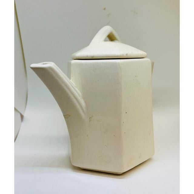 1940 McCoy Hexagonal Teapot For Sale - Image 4 of 6