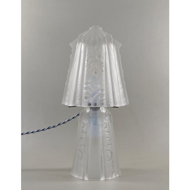 Art Deco French Art Deco Mushroom Table Lamp by Muller Freres 1920s France For Sale - Image 3 of 13