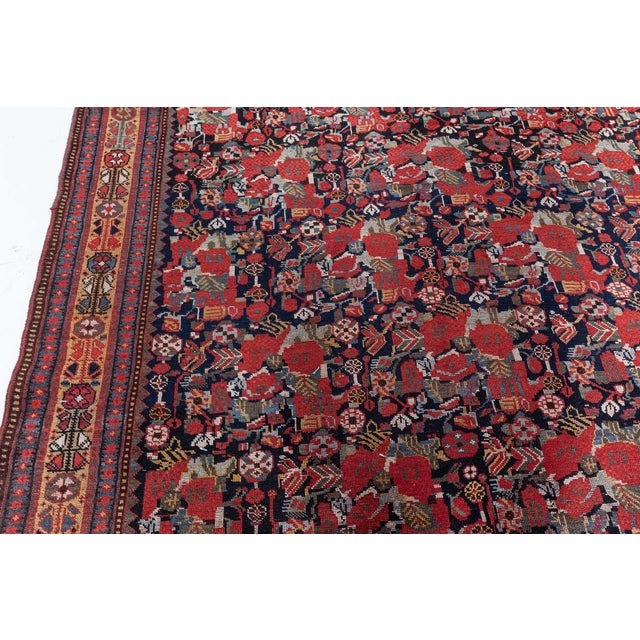 Antique Persian Afshar Rug For Sale - Image 9 of 10