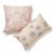 Contemporary Nui Pink Pillow on Cotton/Linen Blend For Sale - Image 3 of 4