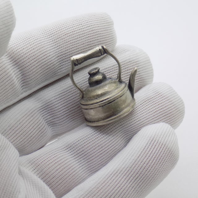 A handmade Italian miniature from the 1970s/1980s, crafted in Continental Silver and hallmarked 800 which stands for...