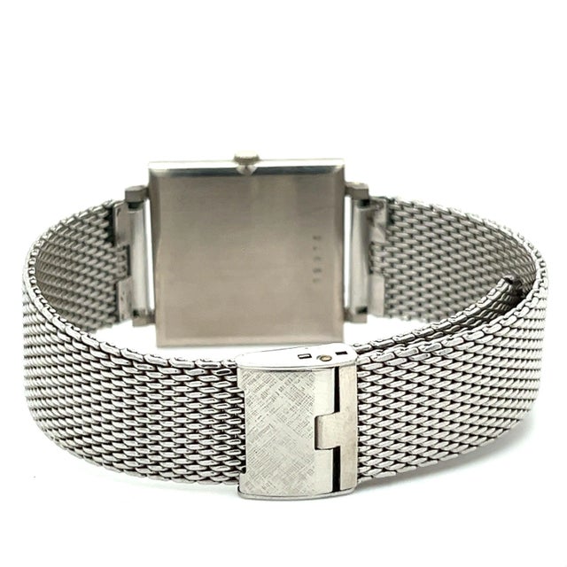 Mid 20th Century Antique Audemars Piguet 21650 Square Ultra Thin Watch For Sale - Image 5 of 7