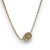 Early 21st Century 14k Yellow Gold 1.03ct Pear Natural Diamond Bezeled Necklace For Sale - Image 5 of 6