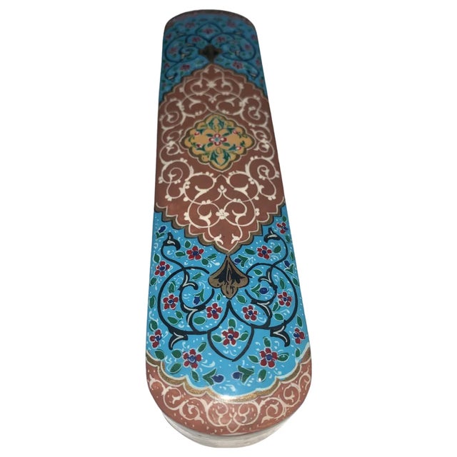 Handmade Khatam Sliding Pen Case For Sale - Image 11 of 11