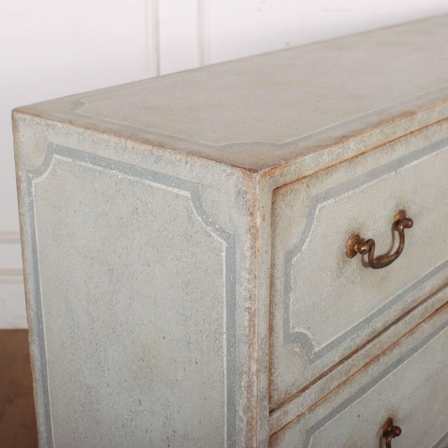 Antique English Painted Chest of Drawers, 1820 For Sale - Image 9 of 12
