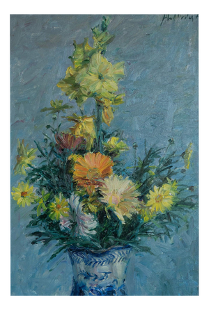 Impressionist Artist, Floral Still Life, Original Oil on Canvas