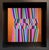 Contemporary Abstract Acrylic on Panel "Weaven 1" by Cristina Ghetti For Sale - Image 4 of 4