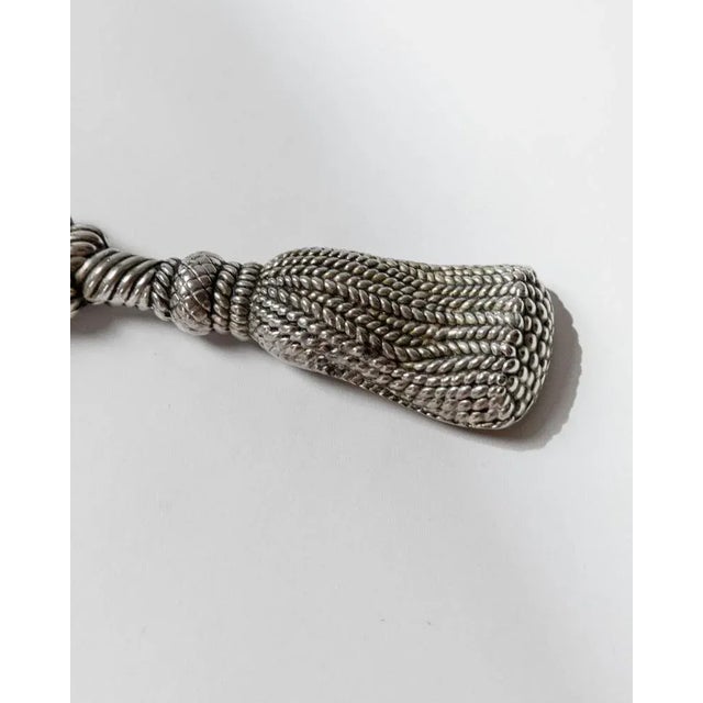 Vintage Silver-Plated Tassel Bottle Opener from Silea, France, 1970s For Sale - Image 3 of 11