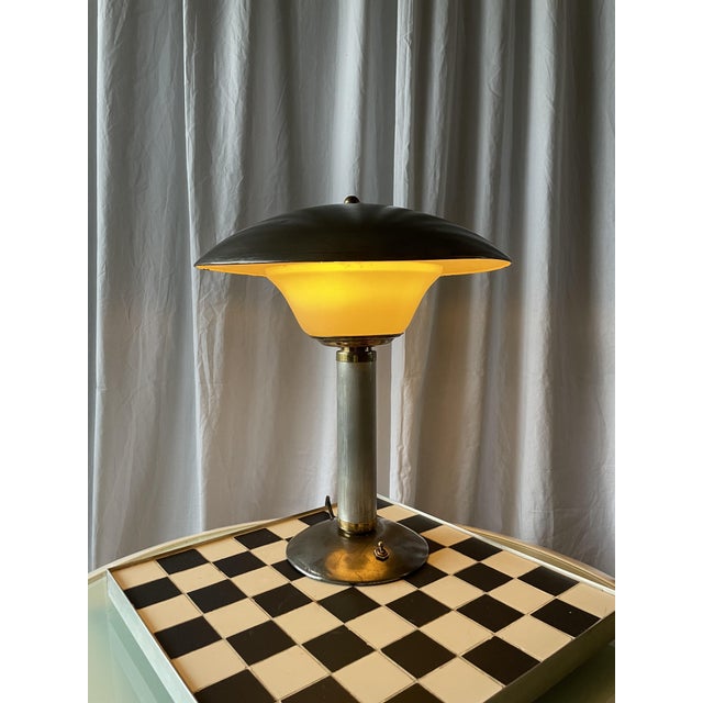Vintage Art Deco 350 Table Lamp by Jumo, 1960s For Sale - Image 14 of 16