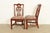 Henredon Georgian Carved Mahogany Dining Chairs, Set of Six For Sale In South Bend - Image 6 of 16