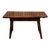 18th C. Spanish Beautifully Rustic Carved-Wood Trestle-Leg Table With Drawers For Sale