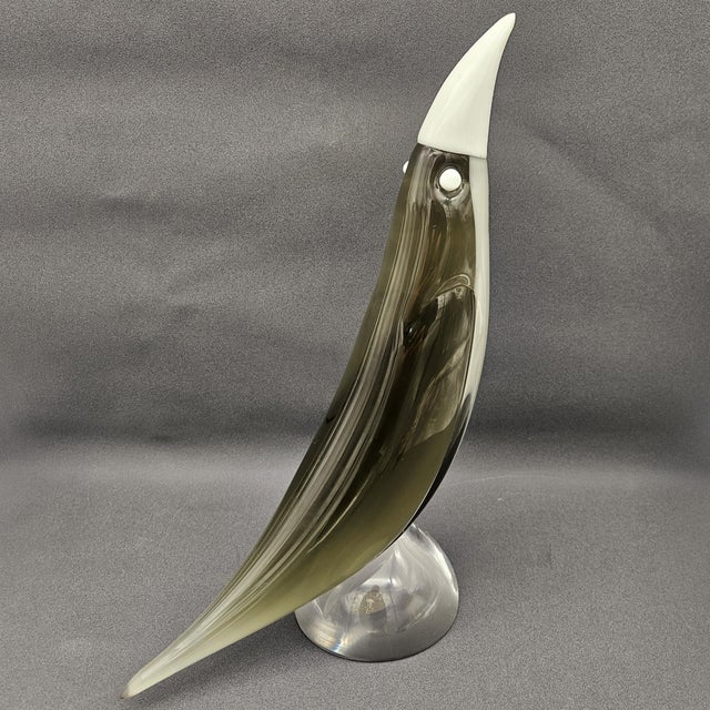 Bird Sculpture in Murano Glass by Livio Seguso, 1960s For Sale - Image 3 of 9