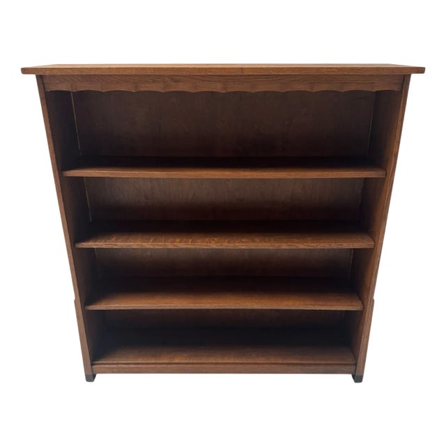 Art Deco Amsterdam School Open Bookcase by Willem Penaat for Metz & Co., 1920s For Sale
