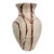 Vintage J. Weber Studio Pottery Oxblood Drip Glaze Cream Crackle Vase For Sale