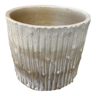 Vintage Hand Thrown Tree Branch Planter For Sale