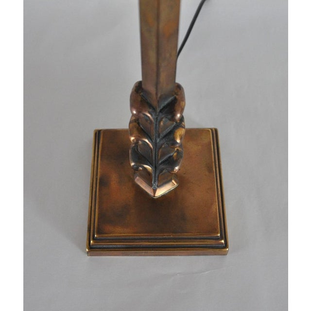 Danish Art Deco Brass Table Lamp, 1930s For Sale - Image 9 of 15
