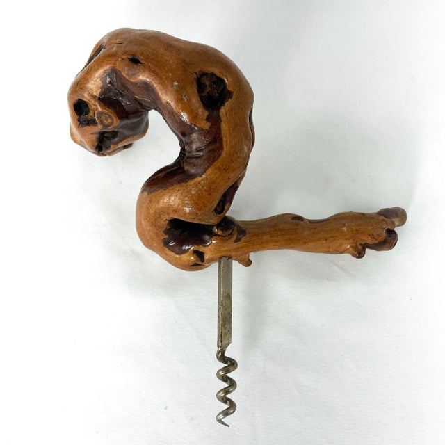 Fabulous vintage c.1930's/40's French corkscrew made from a section of grapevine wood! Absolutely beautiful piece, loads...