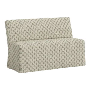 Stoffer Home x Cloth & Company Lindy Dining Banquette Slipcover in Francie Sage