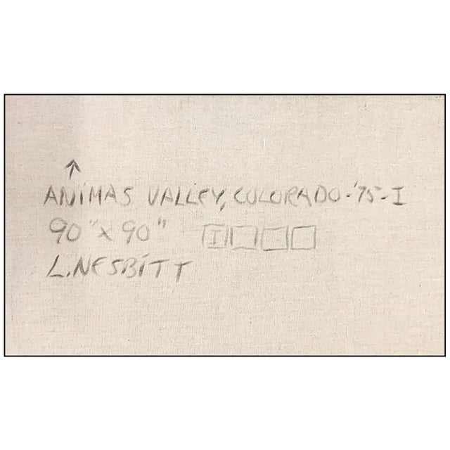 1975 Animas Valley, Colorado I Oil Painting Lowell Blair Nesbitt For Sale In Minneapolis - Image 6 of 6