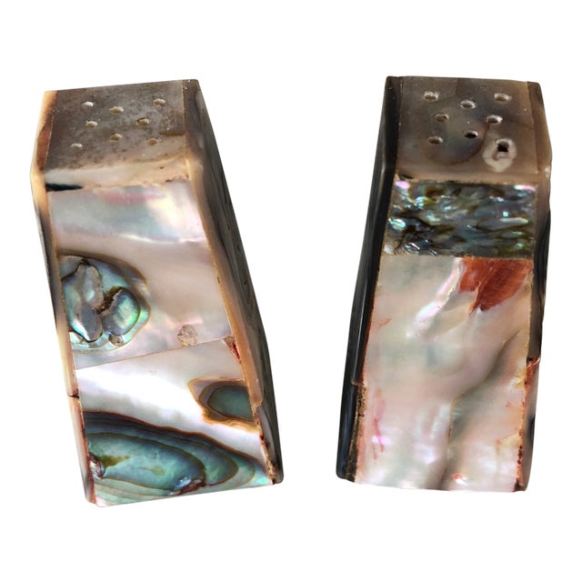 1970s Pearl Salt and Pepper Shakers - A Pair For Sale