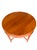 Brown Late 20th Century Baker Furniture Milling Road Federal Regency Cherry Toned Round Side Table | Vintage Occasional Tea Table For Sale - Image 8 of 14