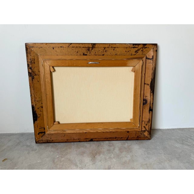 1980's Vintage Impressionist Autumn Landscape Oil Painting, Framed For Sale - Image 10 of 10