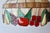 1970s Tiffany-Style Stained Glass Fruit Leaf Motif Pendant Hanging Light Fixture For Sale - Image 12 of 18