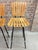 1960s 1960s Mid Century Wooden Slat Swivel Bar Stools - Set of 2 For Sale - Image 5 of 8